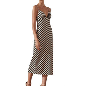 knee length dresses for ladies Clemence High Neck Midi Dress | Black | Dresses main image 1